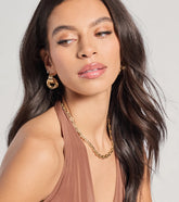 Statement Layered Hoop Earrings