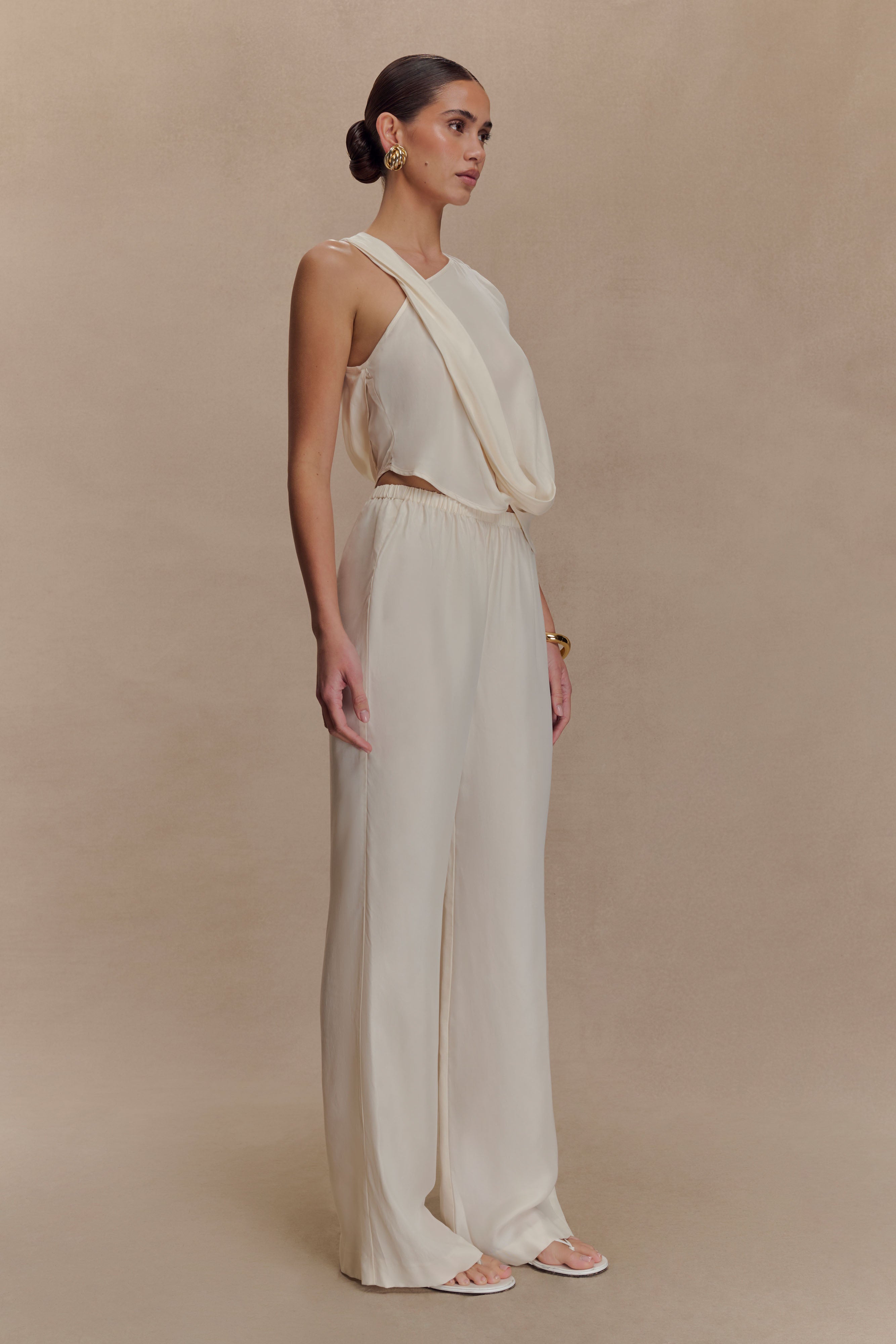 Violeta Asymmetric Top - Ivory